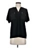 Anne Klein Black Short Sleeve Blouse Size S - photo 1