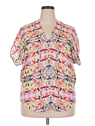 Ivanka Trump Short Sleeve Blouse (view 1)