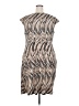 DressBarn Animal Print Tan Cocktail Dress Size 22 - photo 2