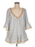 Unbranded 100% Viscose Blue 3/4 Sleeve Blouse Size M (estimated) - photo 1