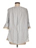 Unbranded 100% Viscose Blue 3/4 Sleeve Blouse Size M (estimated) - photo 2