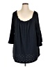 Catherines Black 3/4 Sleeve Blouse Size 1X - photo 1