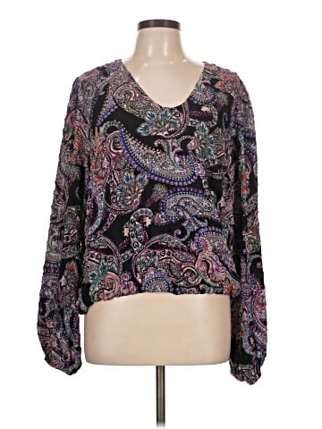 Karen Kane Long Sleeve Blouse (view 1)