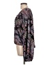 Karen Kane Paisley Purple Long Sleeve Blouse Size L - photo 5