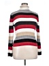 Mountain Lake Stripes Red Turtleneck Sweater Size XL - photo 1