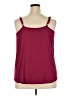 Lane Bryant 100% Polyester Burgundy Sleeveless Blouse Size 18 - photo 2