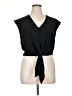 Fashion 100% Polyester Black Sleeveless Blouse Size XL - photo 1