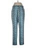 RACHEL Rachel Roy 100% Polyester Print Blue Casual Pants Size 10 - photo 2