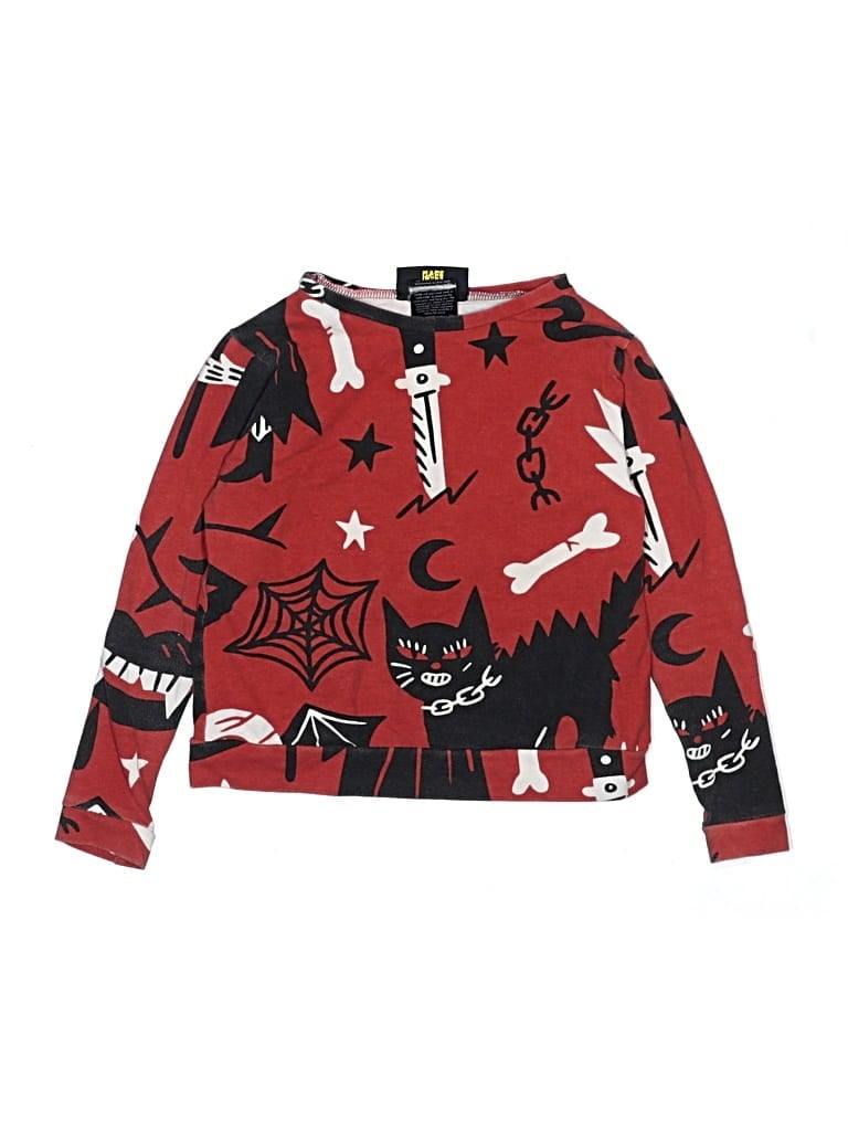 Pre-owned Nooworks Kids' Long Sleeve T-shirt In Red