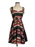 ASOS 100% Polyester Stripes Green Casual Dress Size 0 - photo 1