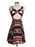 ASOS 100% Polyester Stripes Green Casual Dress Size 0 - photo 2