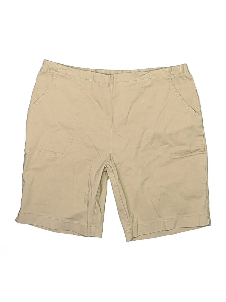 Pre-owned Just My Size Khaki Shorts In Brown