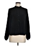 Express 100% Polyester Black Long Sleeve Polo Size M - photo 1