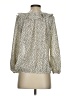 Max Studio Silver 3/4 Sleeve Blouse Size S - photo 2