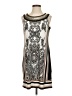 Studio One Graphic Ivory Cocktail Dress Size S (petite) - photo 1
