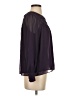 Ann Taylor 100% Polyester Purple Long Sleeve Blouse Size XXS - photo 4