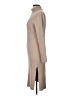 Shein Solid Tan Casual Dress Size L - photo 5