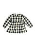 Mud Pie Checkered-gingham Black 3/4 Sleeve Blouse 18-24 MO / 24 MO - photo 1