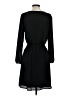 Aqua 100% Polyester Solid Black Casual Dress Size S - photo 2