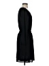 Aqua 100% Polyester Solid Black Casual Dress Size S - photo 4