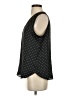 Banana Republic 100% Polyester Polka Dots Black Sleeveless Blouse Size S - photo 5