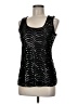 Studio Y 100% Polyester Black Sleeveless T-Shirt Size M - photo 2
