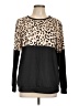 Unbranded Animal Print Black Pullover Sweater Size L - photo 1