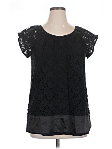 Ultra Pink Short Sleeve Blouse (view 1)