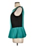 Bisou Bisou Teal Sleeveless Top Size L - photo 5