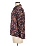 Bailey & Chloe Floral Black Long Sleeve Blouse Size M - photo 5