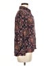 Bailey & Chloe Floral Black Long Sleeve Blouse Size M - photo 4
