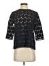 Collection 100% Cotton Black 3/4 Sleeve Blouse Size S - photo 1