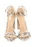 Lulus Animal Print Ivory Black Sandals Size 6 1/2 - photo 2