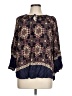 11.1. Tylho Blue 3/4 Sleeve Blouse Size L - photo 1