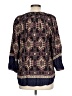 11.1. Tylho Blue 3/4 Sleeve Blouse Size L - photo 2