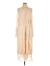 Listicle 100% Polyester Tan Casual Dress Size M - photo 1