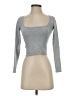 Zara Gray Long Sleeve Top Size XS - Sm - photo 1