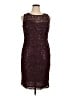 Ignite Evenings 100% Polyester Burgundy Cocktail Dress Size 14 - photo 1