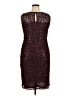 Ignite Evenings 100% Polyester Burgundy Cocktail Dress Size 14 - photo 2