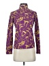J. McLaughlin Print Purple Jacket Size S - photo 1