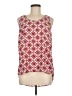 Premise Studio 100% Polyester Red Sleeveless Blouse Size M - photo 1