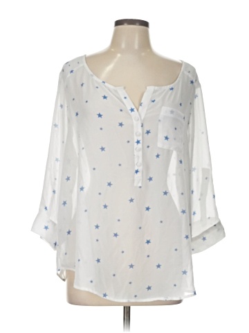 Torrid 3/4 Sleeve Blouse (view 1)