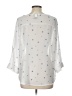 Torrid 100% Polyester Stars White 3/4 Sleeve Blouse Size Lg Plus (0) - photo 2