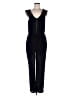 Greylin 100% Polyester Solid Black Jumpsuit Size M - photo 1