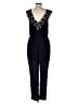 Greylin 100% Polyester Solid Black Jumpsuit Size M - photo 2