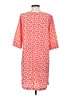 Gap 100% Polyester Animal Print Orange Casual Dress Size S - photo 2