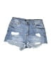 Almost Famous Blue Denim Shorts Size 10 - photo 1
