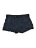 Athleta Chevron-herringbone Blue Denim Shorts Size 12 - photo 1