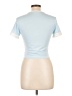 Shein Blue Short Sleeve T-Shirt Size L - photo 2