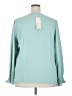 Dokotoo 100% Polyester Teal Long Sleeve Blouse Size 2X - photo 2